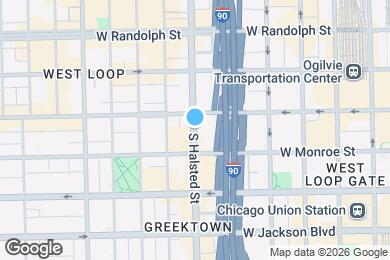 Map image of the property - 17 S Halsted St