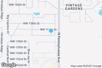 Map image of the property - 2117 NW 157th Terrace