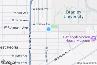 Map image of the property - 616 N Cooper St