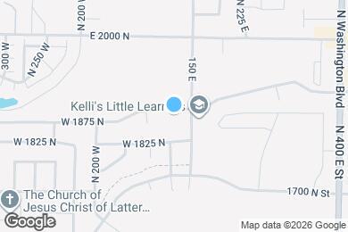 Map image of the property - 117 E 1875 N