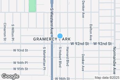 Map image of the property - 9149 S Hobart Blvd