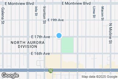 Map image of the property - 1695 Joliet St