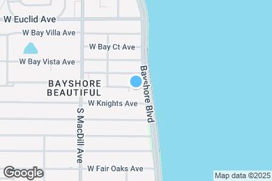Map image of the property - 4141 Bayshore Blvd