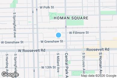 Map image of the property - 3626 W Grenshaw St