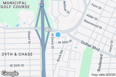 Map image of the property - 842 W 31st St