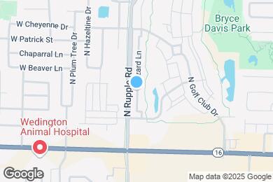 Map image of the property - The Fairways at Fayetteville