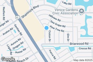Map image of the property - 1761 Banyan Dr