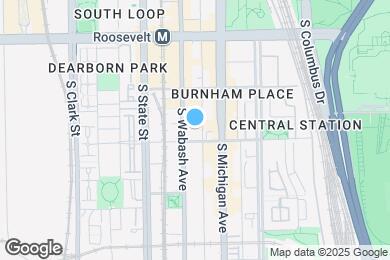 Map image of the property - 1345 S Wabash Ave