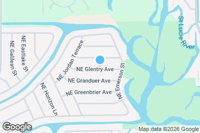 Map image of the property - 325 NE Glentry Ave