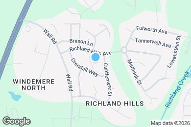Map image of the property - 1308 Hosmer Ct