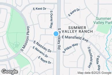 Map image of the property - 16797 E Mansfield Cir