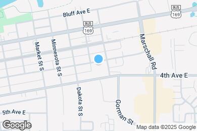Map image of the property - 1012 3rd Ave E