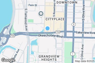 Map image of the property - 651 Okeechobee Blvd