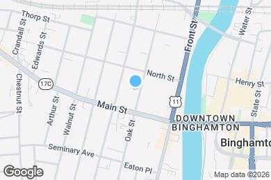 Map image of the property - 121 Oak St