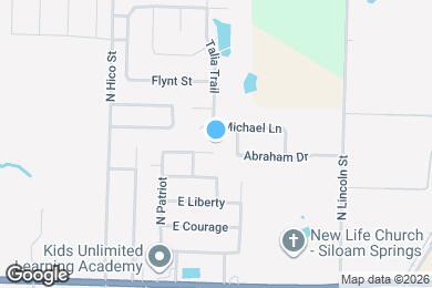 Map image of the property - 1303 East Ken Leach Court