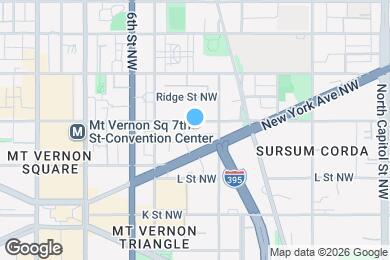 Map image of the property - 424 M St NW