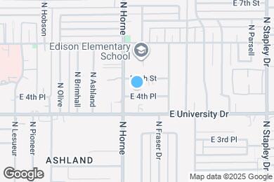 Map image of the property - 826 E 4th Pl