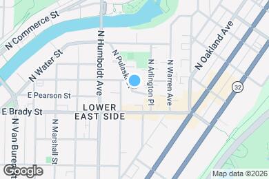 Map image of the property - 1734 N Pulaski St