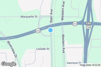 Map image of the property - 2330 Starr Ave