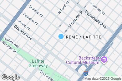 Map image of the property - 2133 Dumaine St