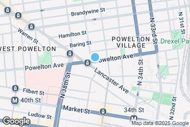 Map image of the property - 3628 Powelton Ave