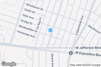 Map image of the property - 2835 S Redondo Blvd
