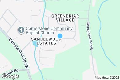 Map image of the property - 2331 Sandspring Dr SW