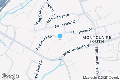 Map image of the property - 427 Huntsmoor Dr