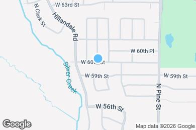 Map image of the property - 2611 W 60th St