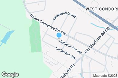 Map image of the property - 308 Highland Ave SW