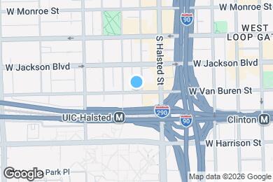 Map image of the property - 856 W Van Buren St