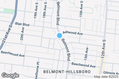 Map image of the property - 2213 Belmont Blvd