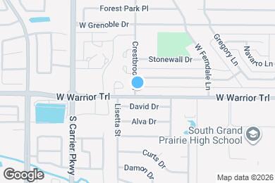 Map image of the property - 684 W Warrior Trl