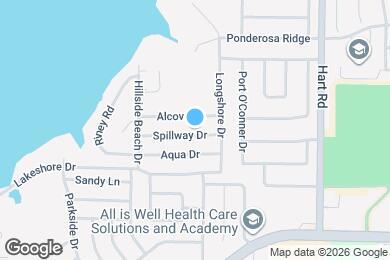 Map image of the property - 645 Spillway Dr