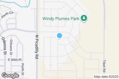 Map image of the property - 21966 E 42nd Pl