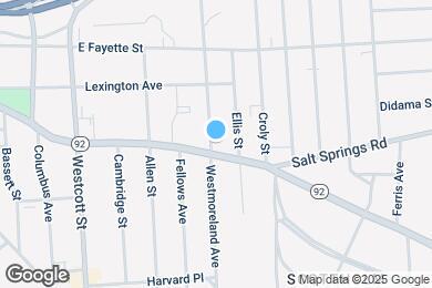 Map image of the property - 2401 E Genesee St