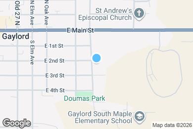 Map image of the property - 301 S Maple Ave