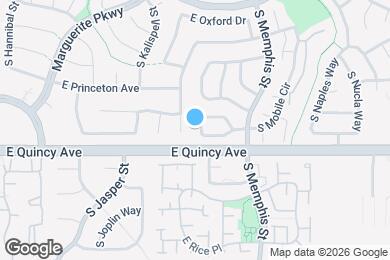 Map image of the property - 16211 E Princeton Cir