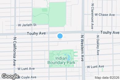 Map image of the property - 2534 W Fitch Ave