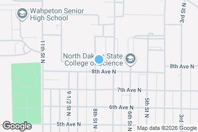 Map image of the property - 806 8th St N