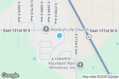 Map image of the property - 12201 S 270th E Ave