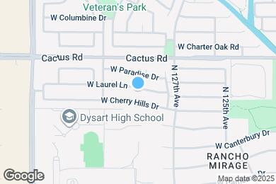 Map image of the property - 12805 W Laurel Ln