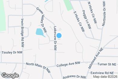 Map image of the property - 1107 Windgate Cir NW