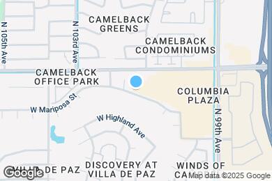 Map image of the property - 10072 W Mariposa St