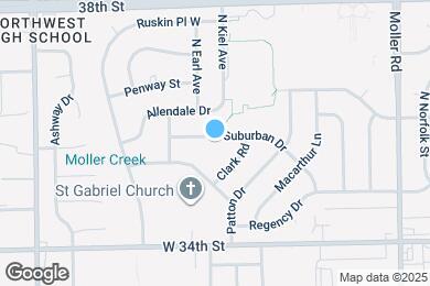 Map image of the property - 5831 Suburban Dr