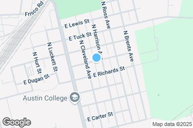 Map image of the property - 1120 N Harrison Ave