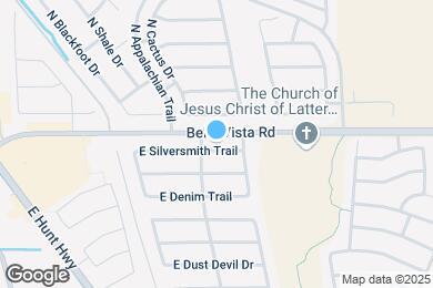 Map image of the property - 1142 E Silversmith Trail
