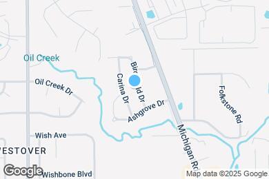 Map image of the property - 8118 Birchfield Dr