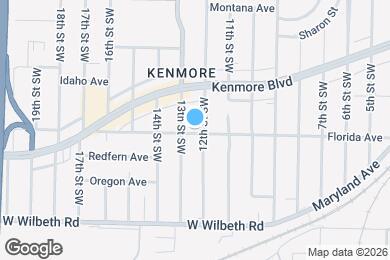 Map image of the property - 823 Florida Ave