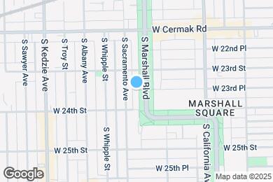 Map image of the property - 2332 S Marshall Blvd